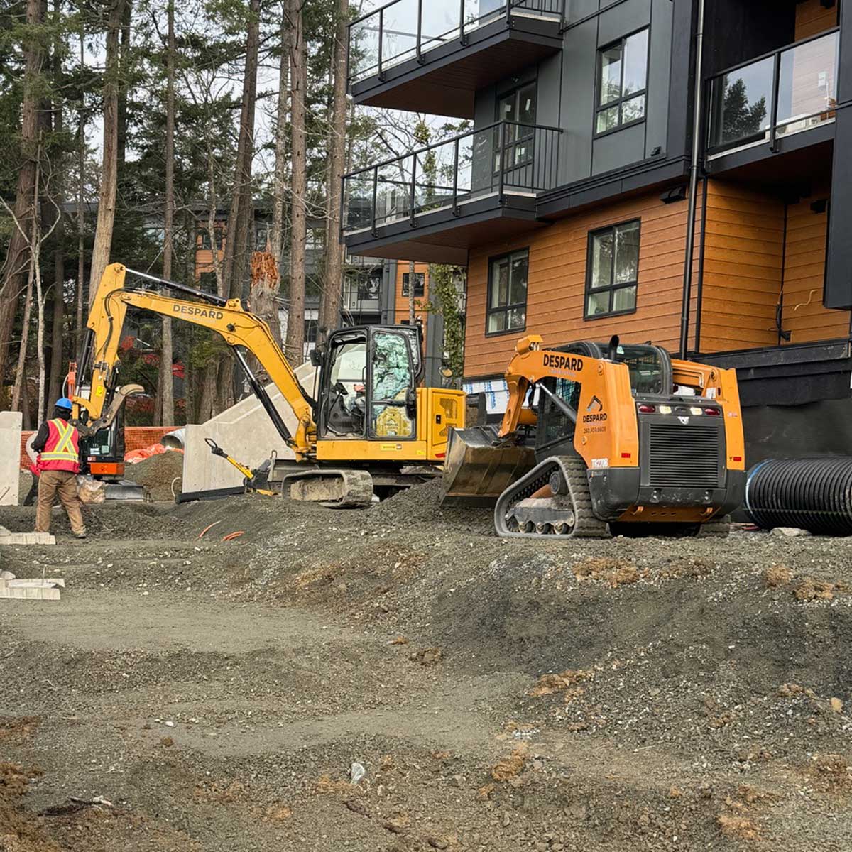 Despard Contracting excavation in Duncan BC